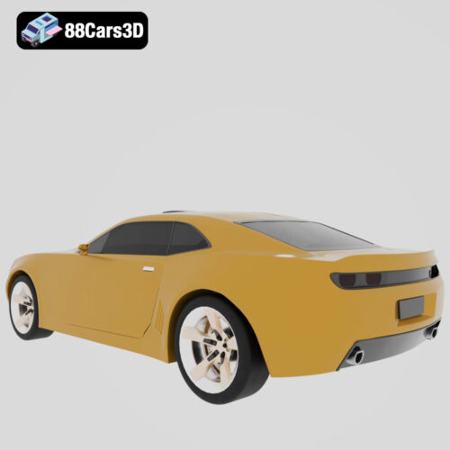 Chevrolet-003 Chevrolet Camaro Fifth Generation 3D Model