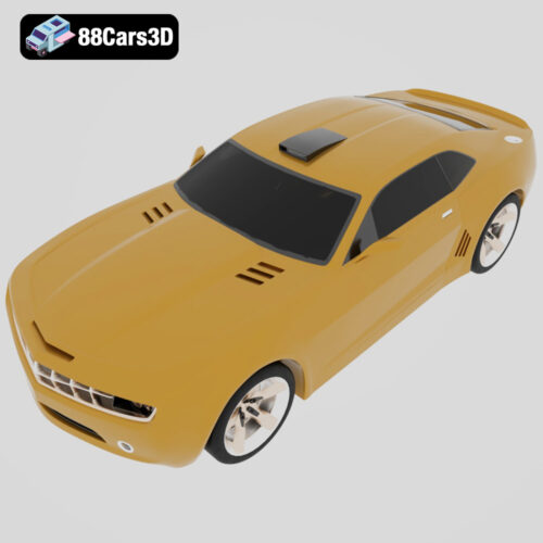 Chevrolet-004 Chevrolet Camaro Fifth Generation 3D Model