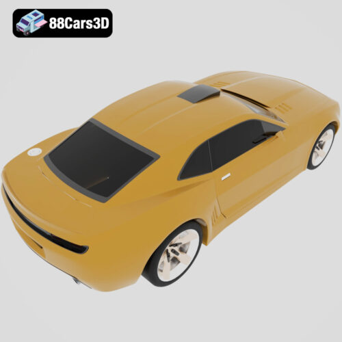Chevrolet-005 Chevrolet Camaro Fifth Generation 3D Model