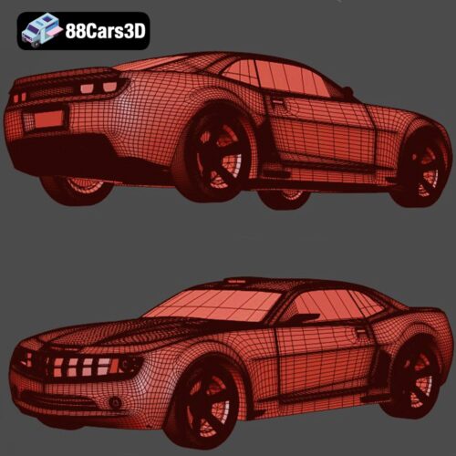 Chevrolet-008 Chevrolet Camaro Fifth Generation 3D Model