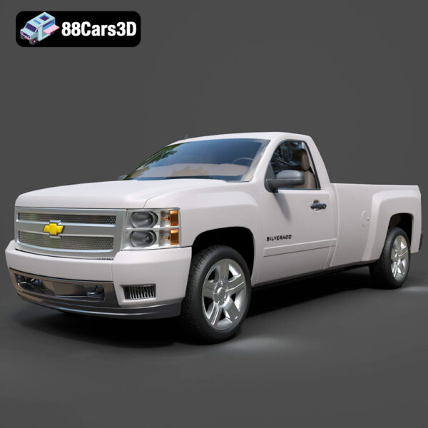 Chevrolet Silverado 2500 HD Regular Cab 3D Model