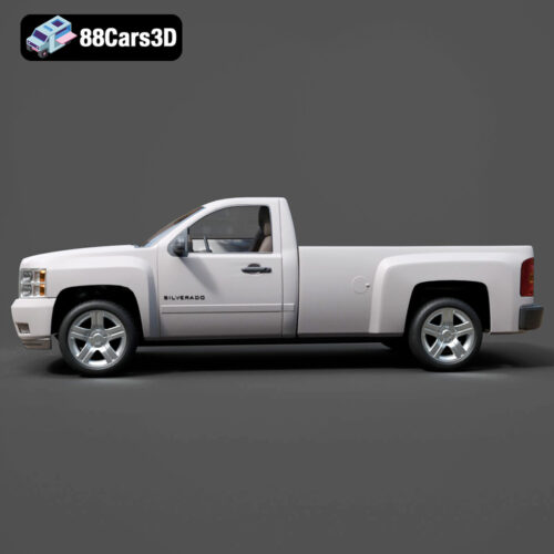 Chevrolet Silverado 2500 HD Regular Cab 3D Model