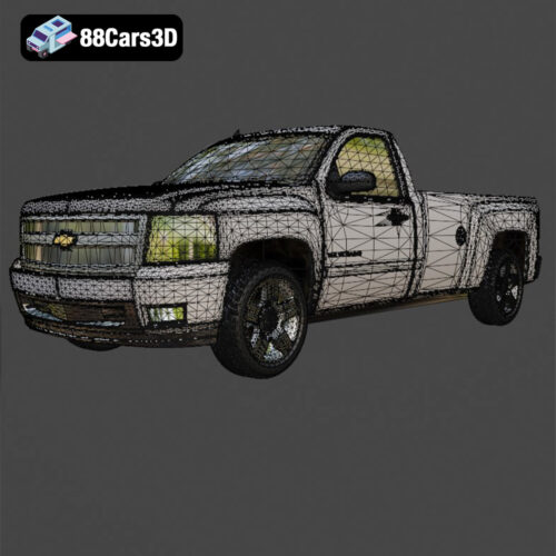 Chevrolet Silverado 2500 HD Regular Cab 3D Model