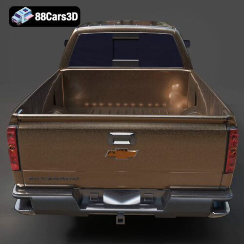 Chevrolet Silverado Crew Cab 2014 3D Model