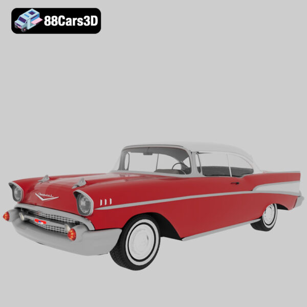 Chevrolet_Chevy-1957 3d Model