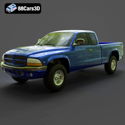 Dodge Dakota Club Cab 3D Model