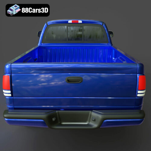 Dodge Dakota Club Cab 3D Model