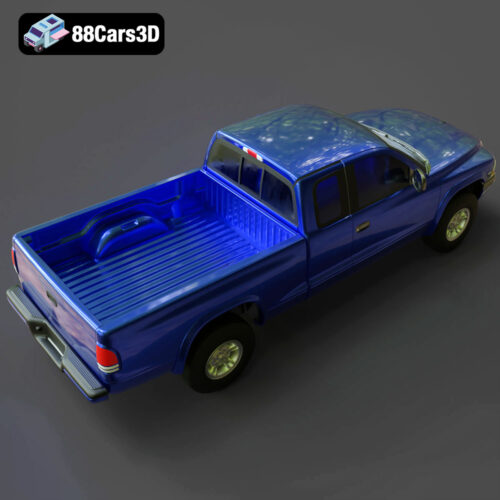 Dodge Dakota Club Cab 3D Model