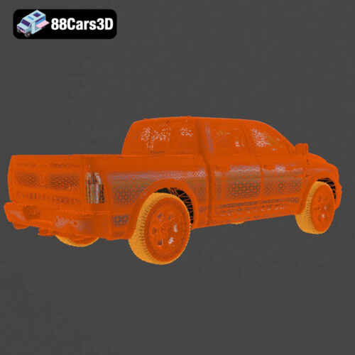 Dodge Ram 1500 Laramie Crew Cab 3D Model