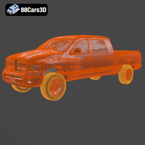 Dodge Ram 2500 Mega Cab 3D Model