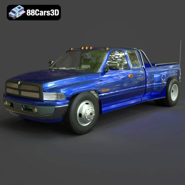 Dodge Ram 3500 Club Cab 3D Model