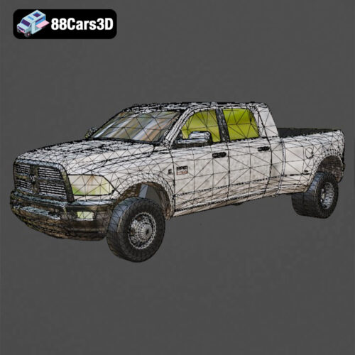 Dodge Ram 3500 Heavy Duty Crew Cab 3D Model