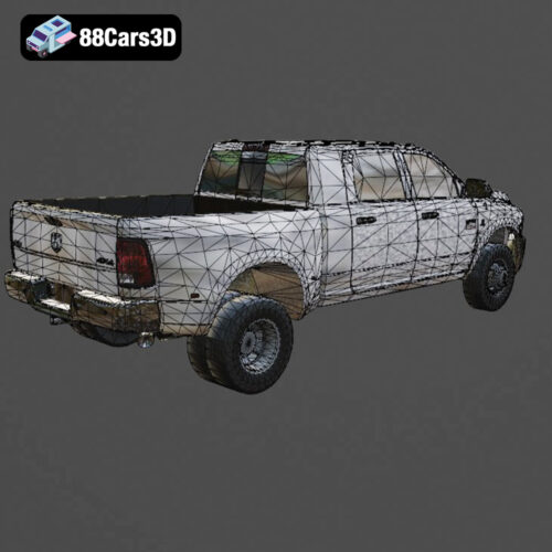 Dodge Ram 3500 Heavy Duty Crew Cab 3D Model