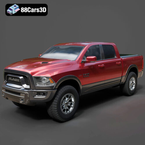 Dodge Ram 1500 Rebel 2015 3D Model