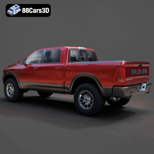 Dodge Ram 1500 Rebel 2015 3D Model