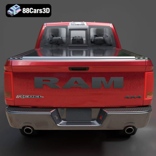 Dodge Ram 1500 Rebel 2015 3D Model