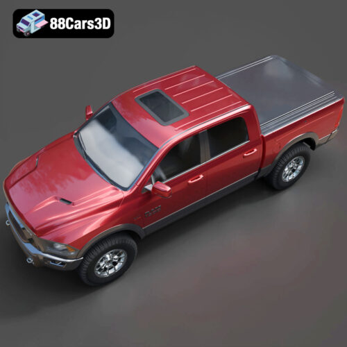 Dodge Ram 1500 Rebel 2015 3D Model
