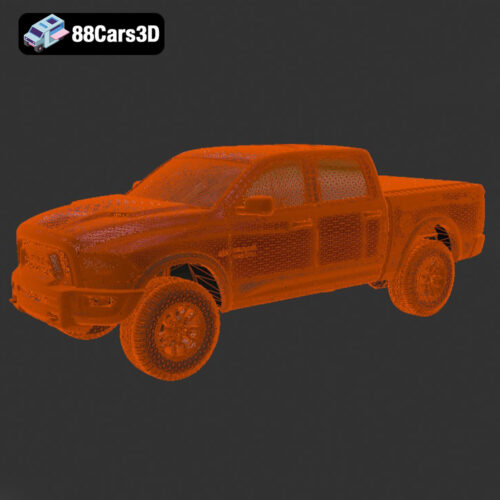 Dodge Ram 1500 Rebel 2015 3D Model