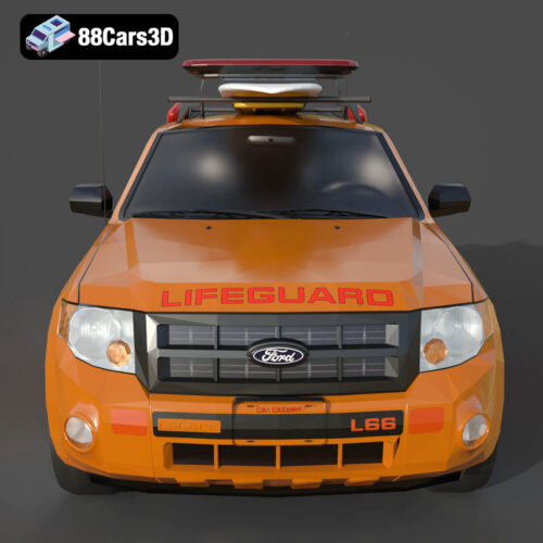 Ford Escape Hybrid Lifeguard 3D Model