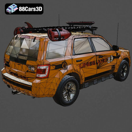 Ford Escape Hybrid Lifeguard 3D Model