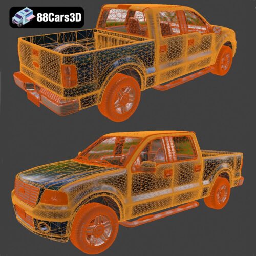 Ford F 150 SuperCrew 3D Model