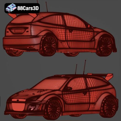 Ford Focus RS WRC Edition 3D Model