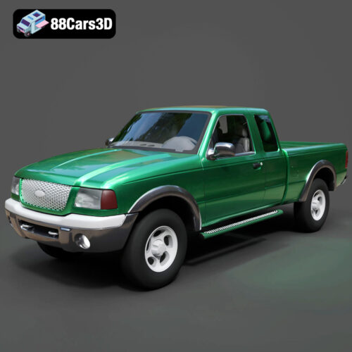 Ford Ranger SuperCab 3D Model