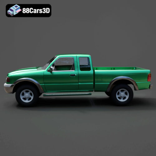 Ford Ranger SuperCab 3D Model