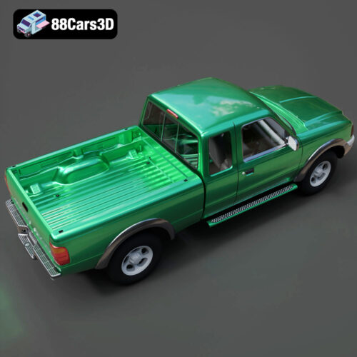 Ford Ranger SuperCab 3D Model