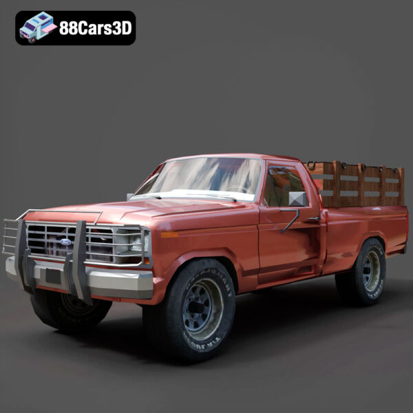 Ford F 100 Pickup 1978 3D Model