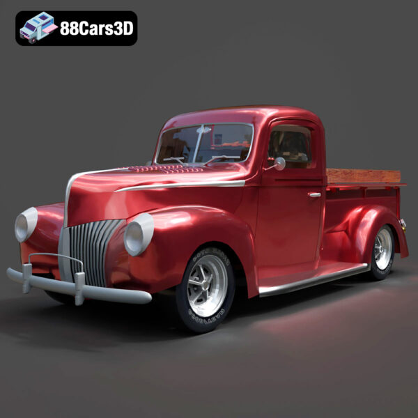 Ford Utility 1940 3D Model
