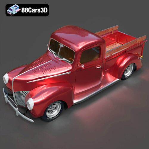 Ford Utility 1940 3D Model