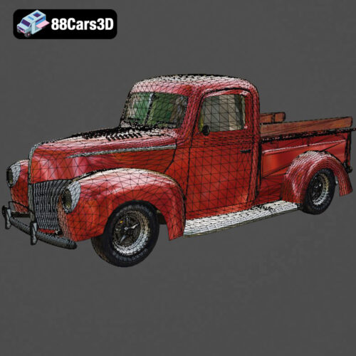Ford Utility 1940 3D Model