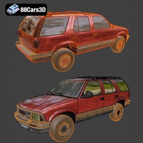 GMC Jimmy 1995 3D Model