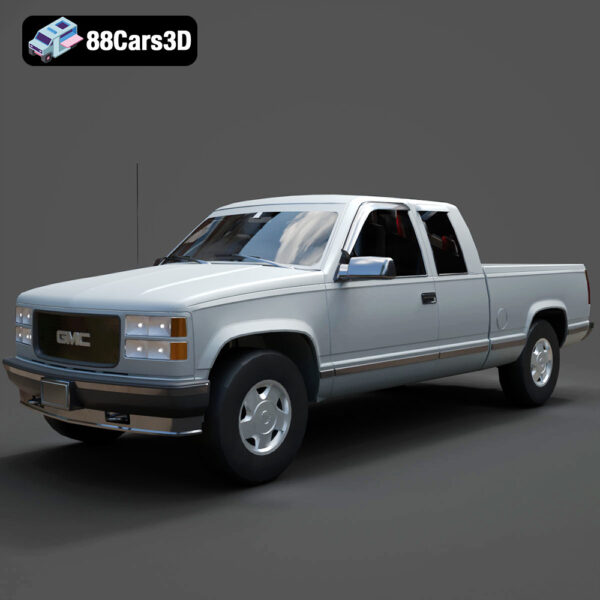 GMC Sierra Extended Cab 3D Model