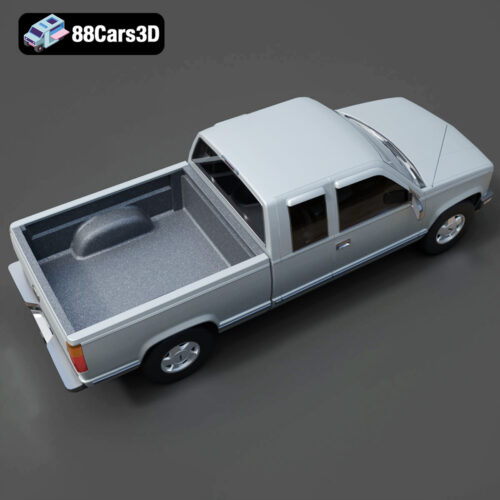 GMC Sierra Extended Cab 3D Model
