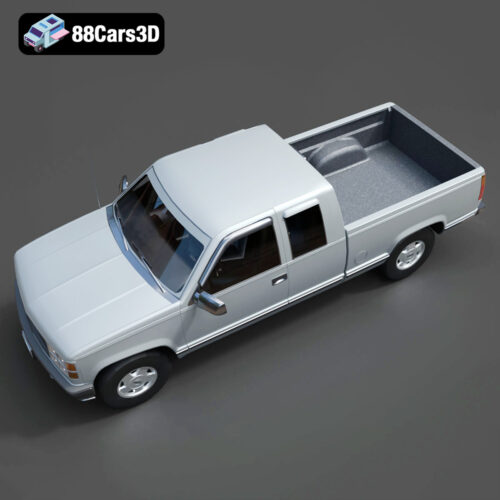 GMC Sierra Extended Cab 3D Model