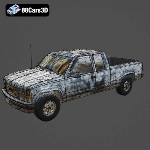 GMC Sierra Extended Cab 3D Model
