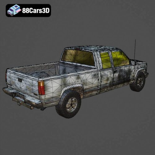 GMC Sierra Extended Cab 3D Model