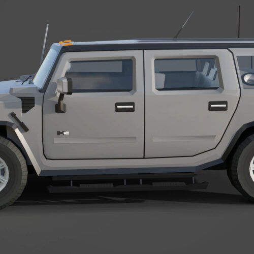 Hummer New 3D Model