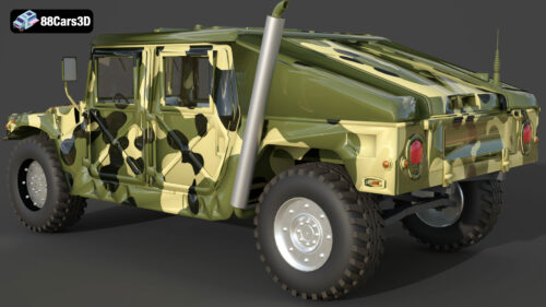 Hummer H1 3D Model
