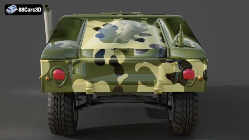 Hummer H1 3D Model