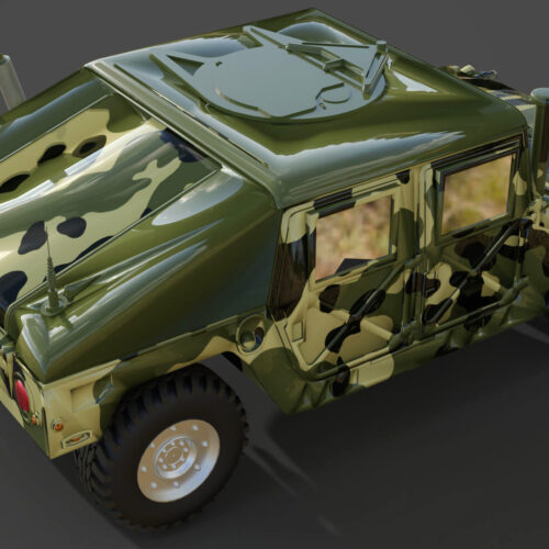 Hummer H1 3D Model