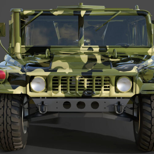 Hummer H1 3D Model