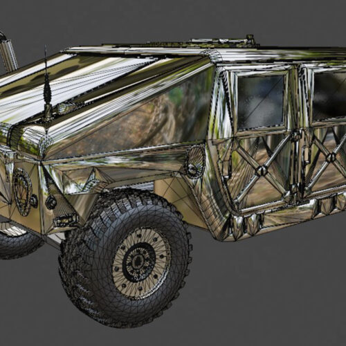 Hummer H1 3D Model