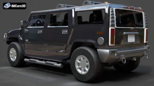 Hummer H2 3D Model