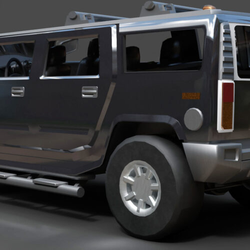Hummer H2 3D Model