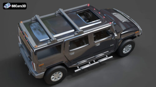 Hummer H2 3D Model