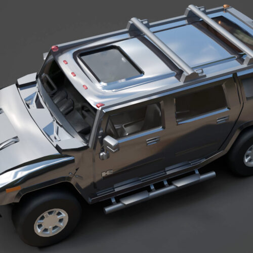 Hummer H2 3D Model