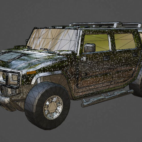 Hummer H2 3D Model